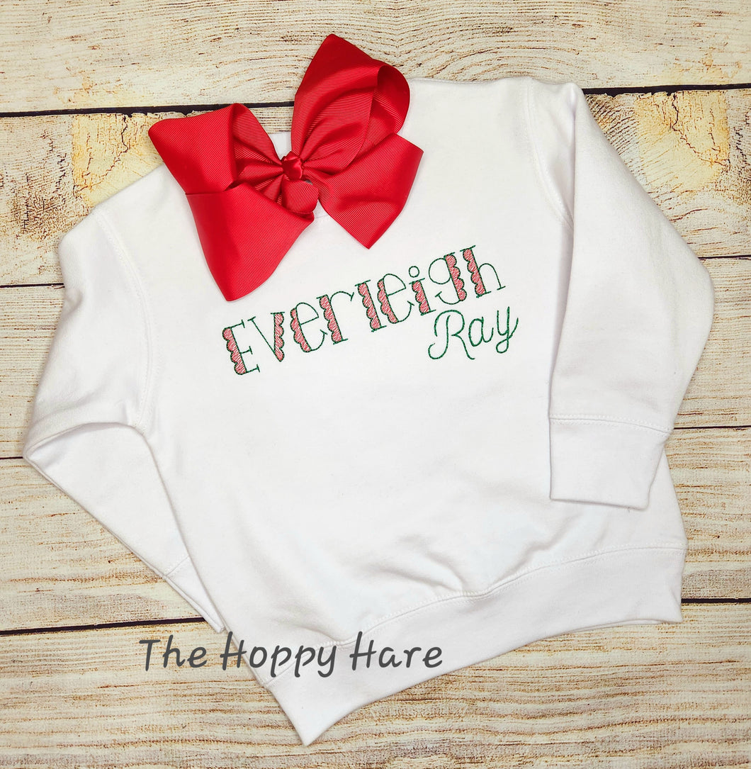 Holiday Name Sweatshirt